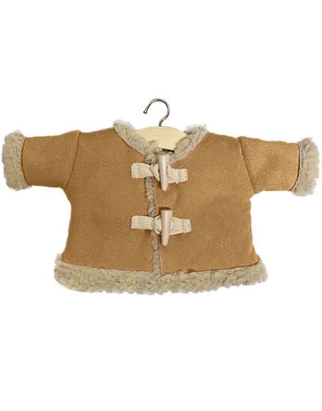 Minikane Béžový kabát pre bábiky