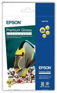 EPSON Papír Premium Glossy Photo 10x15,255g (20 lap) C13S041706