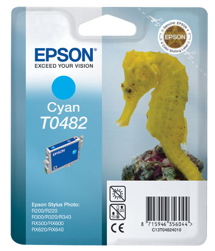 Atrament Epson T0482 azurový