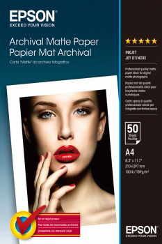 EPSON A4, Archív matt papír (50 lap) C13S041342