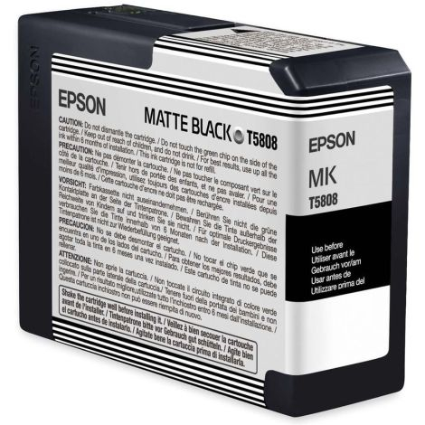 Epson T580800 matná čierna (matte black) originálna cartridge