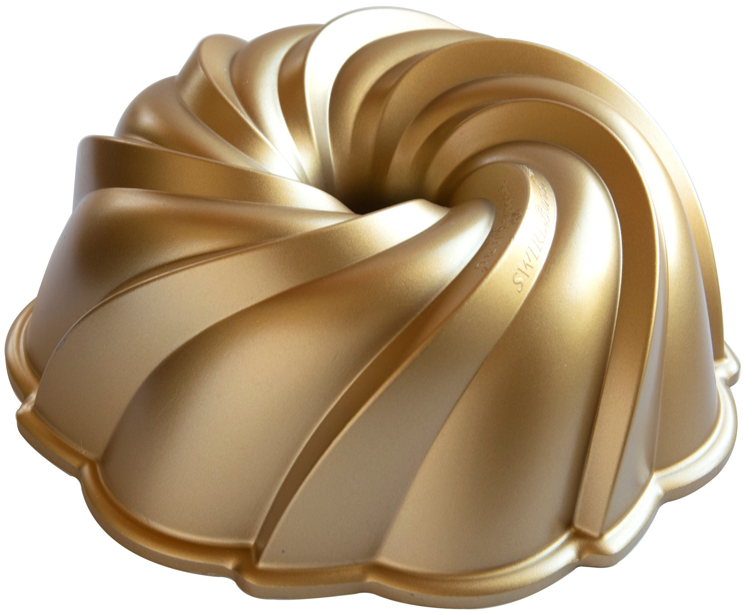 Nordic Ware Forma na bábovku Swirl, zlatá, 2,4 l 94077