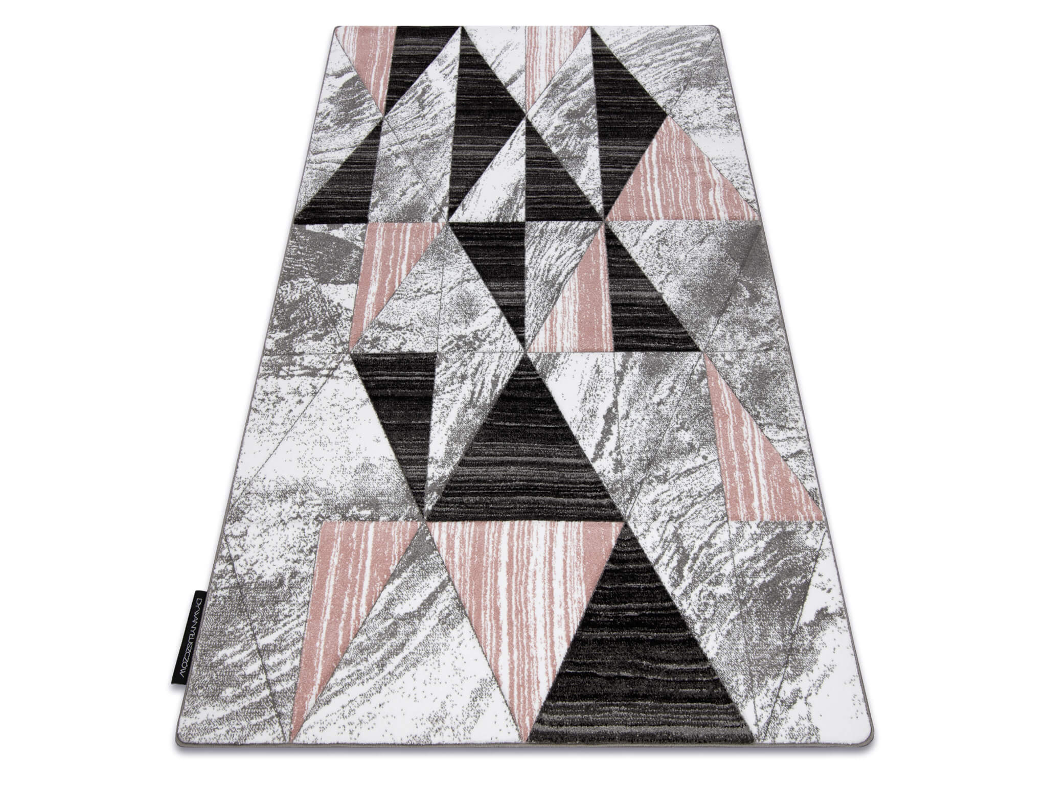 DW Sivo-ružový geometrický koberec Alter Rozmer: 200x290 cm