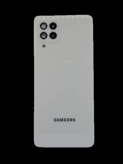 Samsung Galaxy A22 (SM-A225) - Coque arrière + étui pour appareil photo, couleur blanche (Blanc)