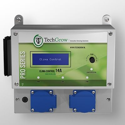 TechGrow Clima Control 14A - regulátor teploty, vlhkosti a otáček samostatný regulátor