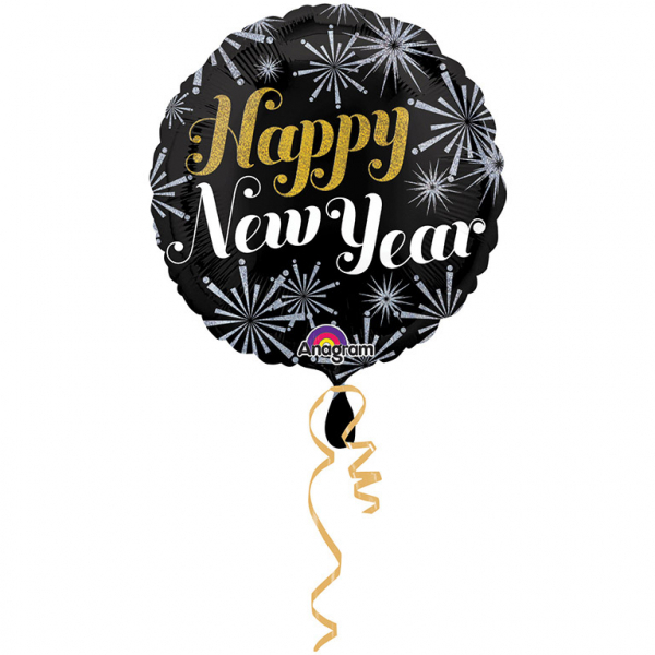 Happy New Year Foil Balloon - New Year's Eve