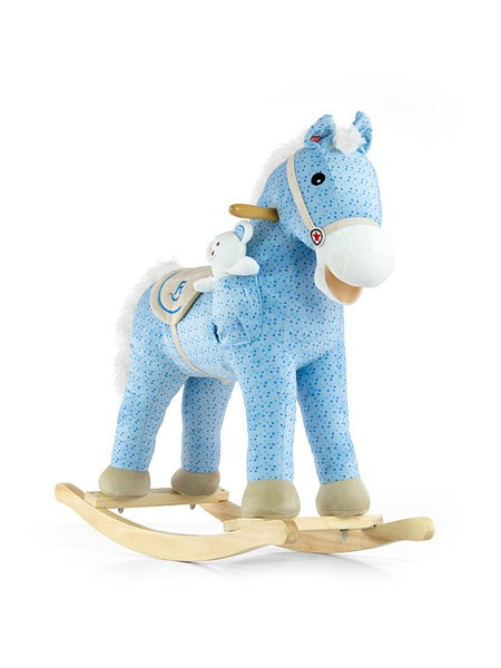 Hojdací koník s melódiou Milly Mally Pony modrý Farba: Modrá