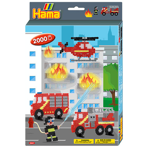 Hama Midi Bead Set Firefighters 2000 pcs (H3441)