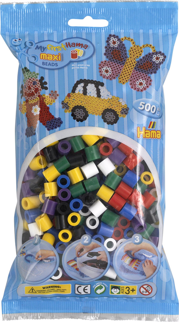 Hama MAXI beads 500 pcs MIX (8470)