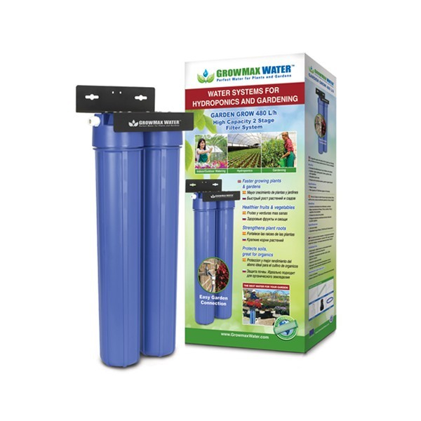 Growmax vodný záhradný rastlinný filtr s aktívnym uhlím 480 l/h