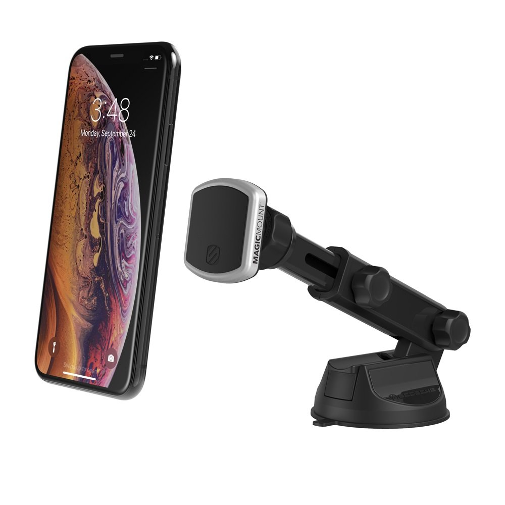 Scosche MagicMount Pro Extendo Magnetický držák telefonu do auta na okno / palubní desku - černý