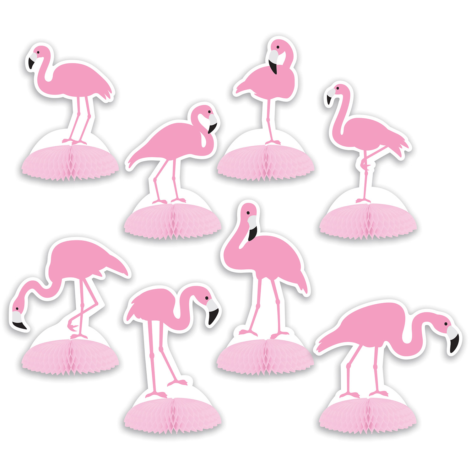 Pienet Flamingo Pöytäkoristeet