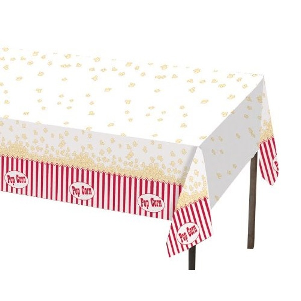 Toalha de mesa de plástico Hollywood Popcorn 137 x 274 cm