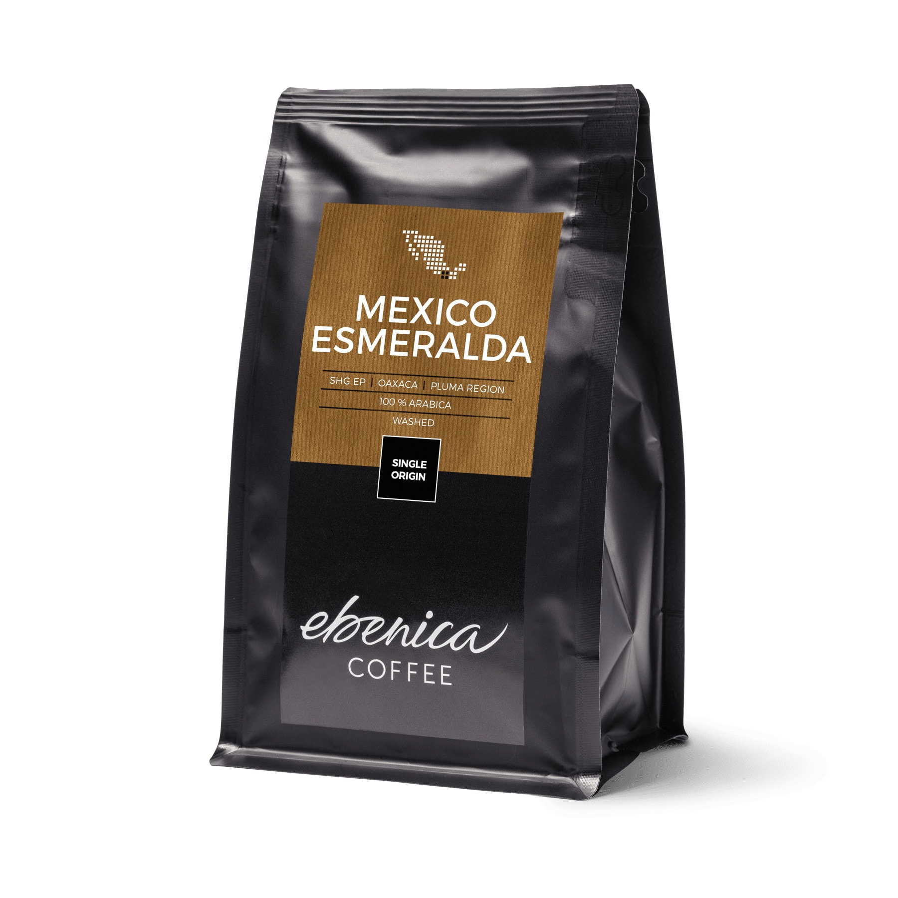 Szemes kávé Ebenica Mexico Esmeralda - 220g - díszcsomagolásban