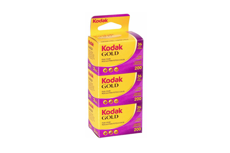 Kodak Gold 200 135/36 (3ks) - farebný kino film