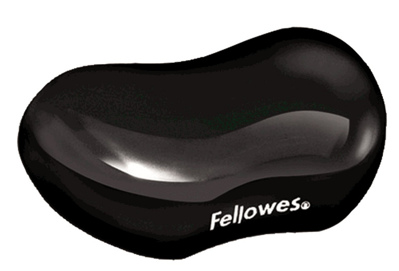 Fellowes Crystal Gel Wrist Rest Pad Black FELFERGWPADCRYSTN