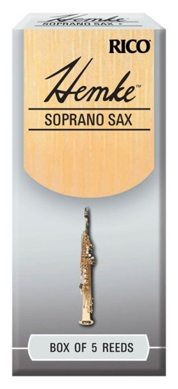 Rico RHKP5SSX300 Hemke - Palhetas para saxofone soprano 3.0 - 5 caixa