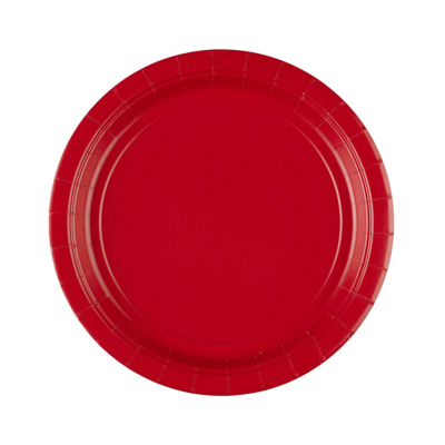 Červené tanieriky 8 ks
