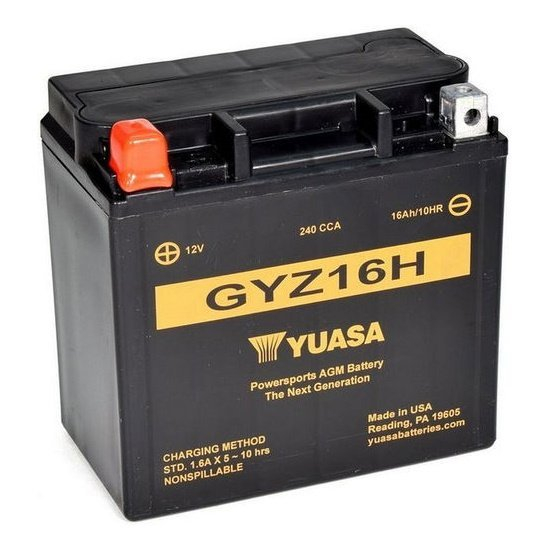 Bateria de motocicleta Yuasa GYZ16H