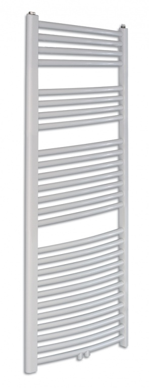 PRIMO RONDO-N/MM Koupelnový žebřík (radiátor) - bílý š. 400 x v. 1424, středové připojení