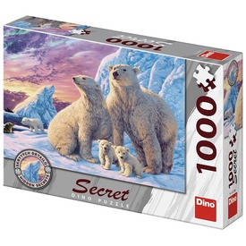Dino-palapeli, 1000 palaa, salainen - Jääkarhut