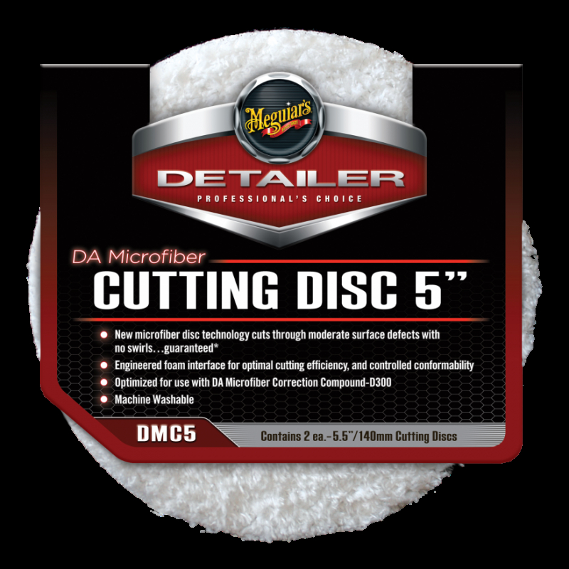 Meguiar's DA Microfiber Cutting Disc 125 mm 2 pieces