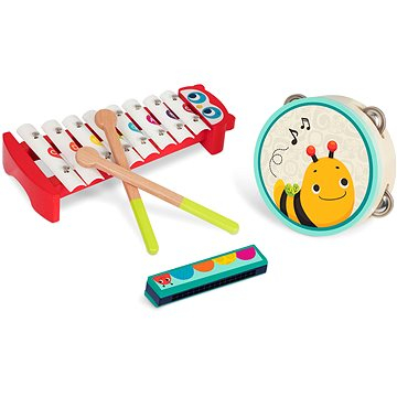 B-Toys Musikinstrumente aus Holz Mini Melody Band