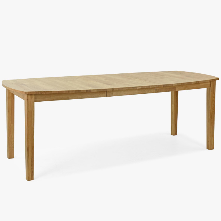 Bővíthető tölgyfa asztal 160 - 210 cm, matt lakk