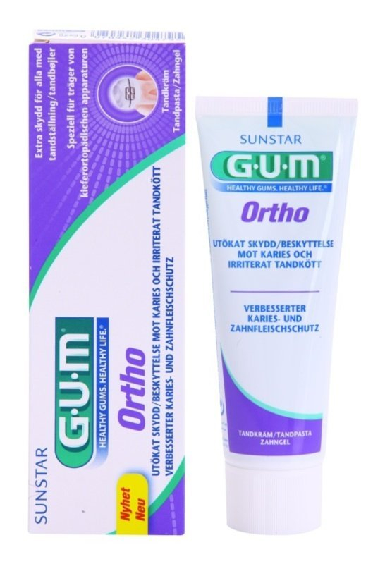GUM Ortho zubný gel pre nositelov stojčekov 75 ml