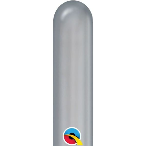 Balónek modelovací chromový stříbrný 1 ks