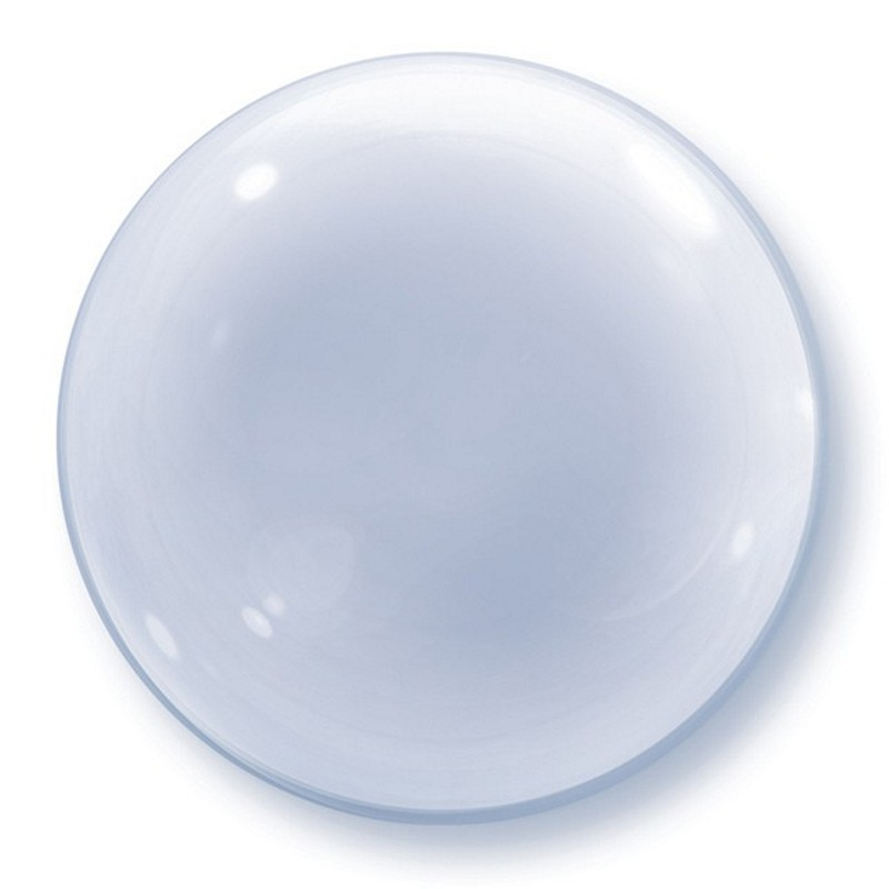 Transparent decorative bubble
