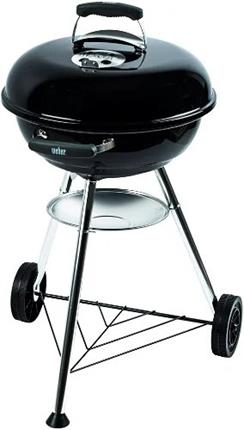 Weber 1221004 Compact Kettle Charcoal Barbecue černá