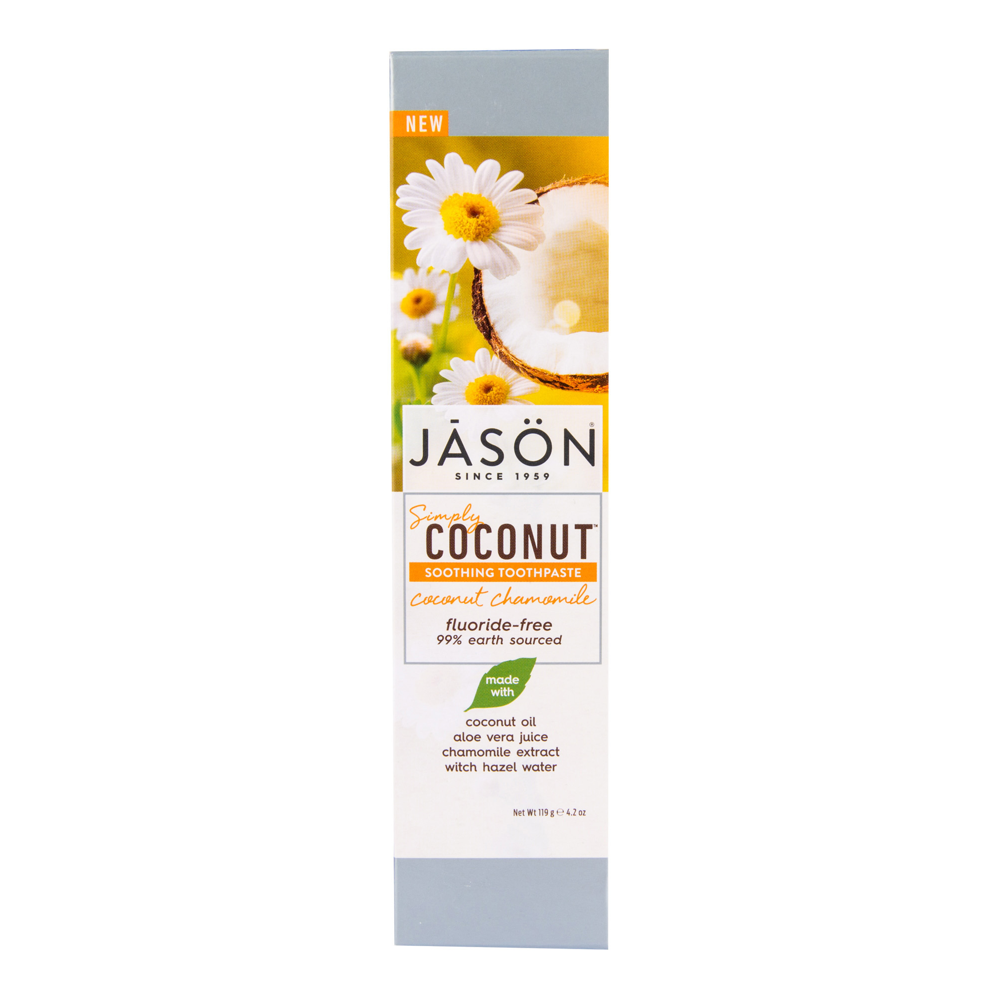 Simply Coconut Soothing Toothpaste with Chamomile 119 g JASON