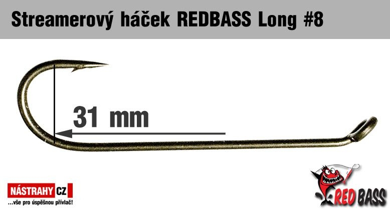 Háček RedBass Streamer - 10