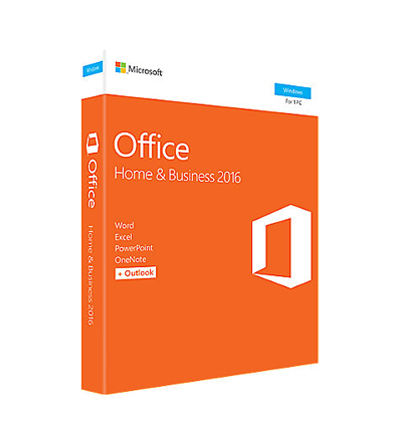 Microsoft Office 2016 Home and Business, CZ lifetime electronic license, 32/64 bit