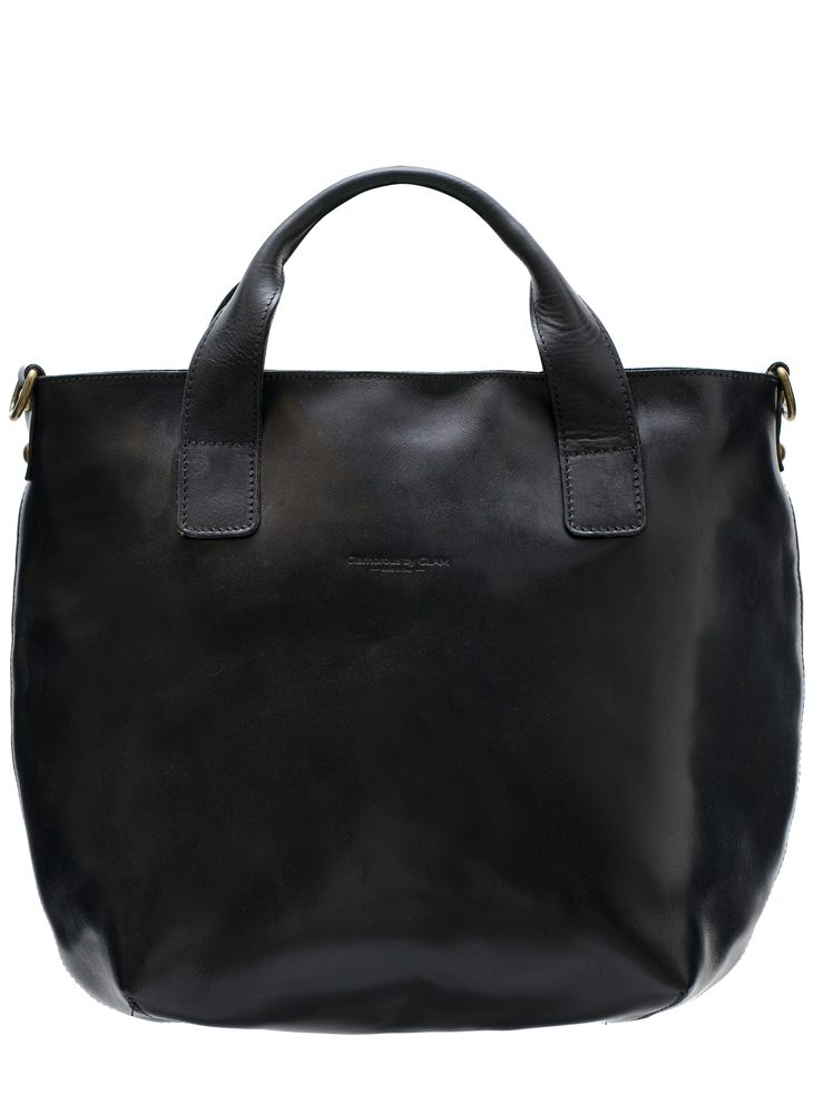 Kožená kabelka pre ženy Glamorous od GLAM Santa Croce - Čierna Glamorous od GLAM Santa Croce