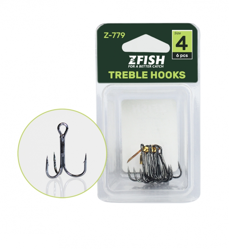 Zfish Treble Hooks -Hármas horgok Z-779 8