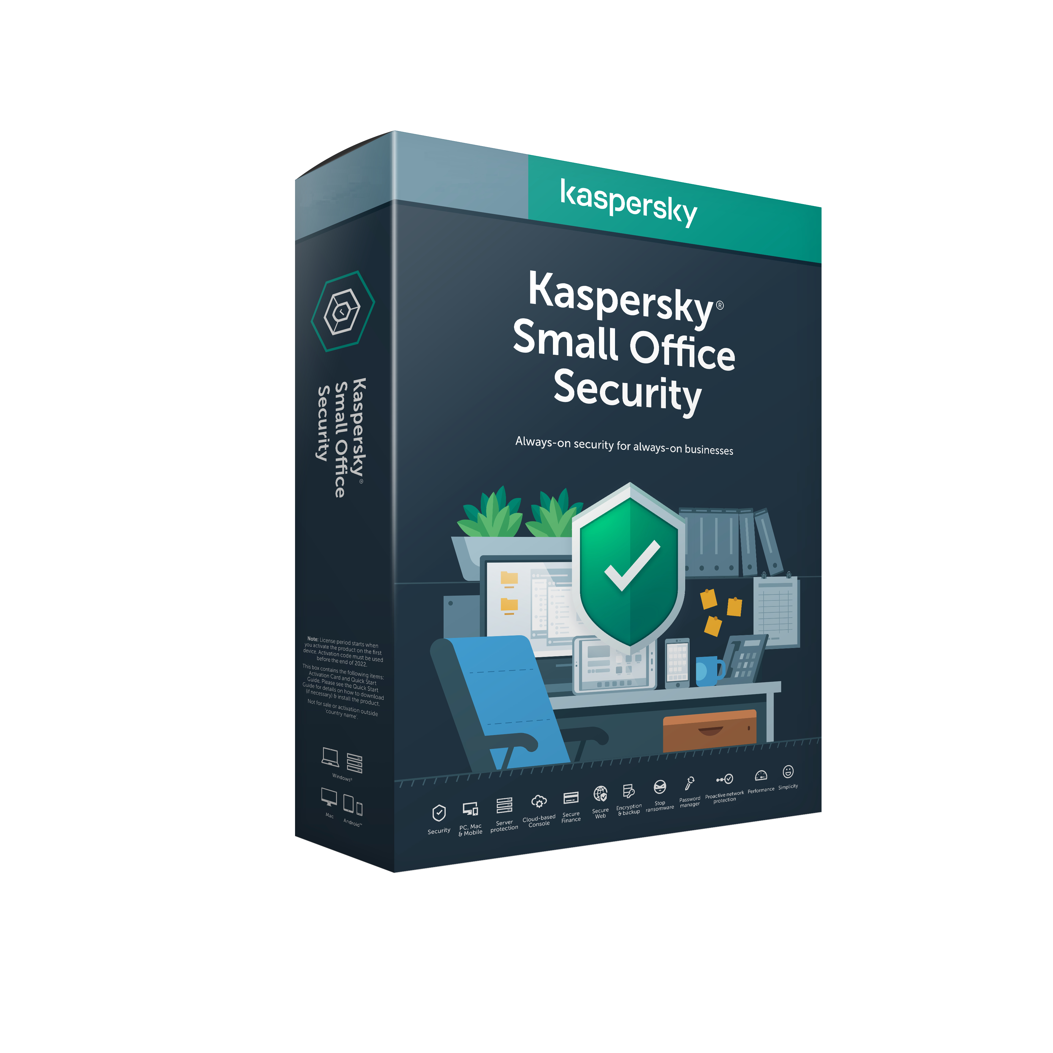 Kaspersky Small Office 20-24 licencí 3 roky Obnova
