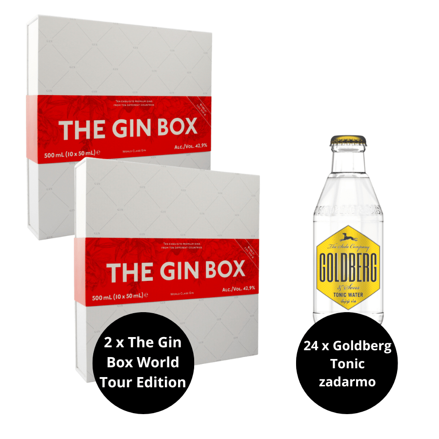 2 x The Gin Box World Tour Edition + 24 x Goldberg Tonic free of charge