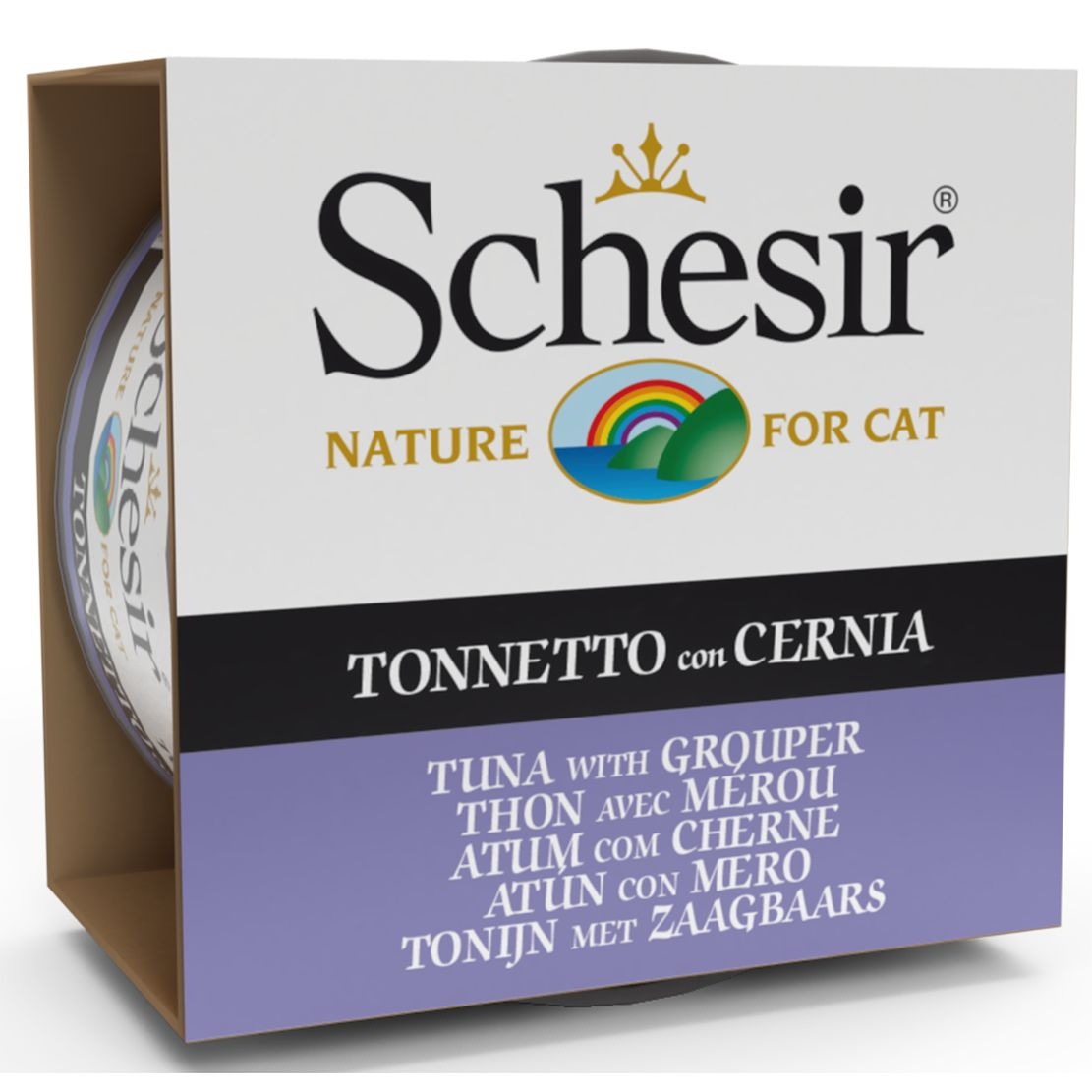 Schesir macskaeledel - Tonhal és fűrészes sügér aszpikban 85 g