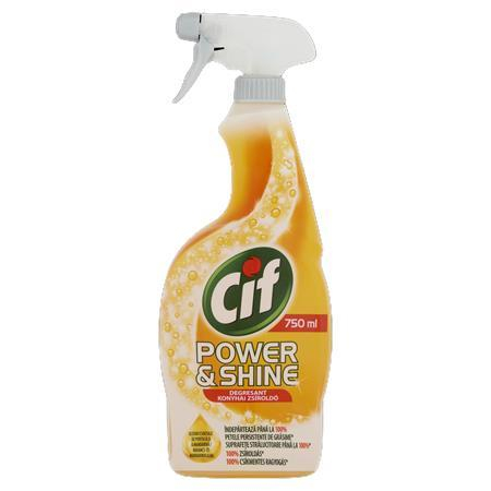 Kitchen degreasing cleaning spray, 750 ml, CIF Power&Shine