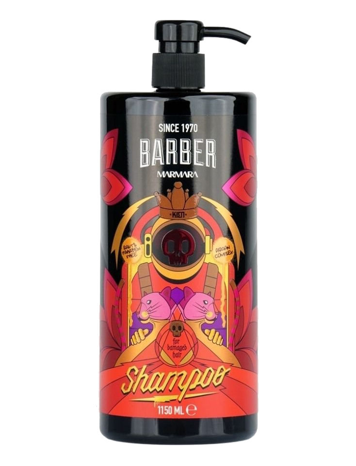 Marmara Barber shampoo 1150ml, Přidáno Argan