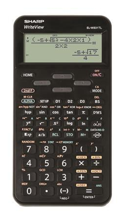 Taschenrechner, wissenschaftlich, 420 Funktionen, SHARP 'EL-W531TL', schwarz