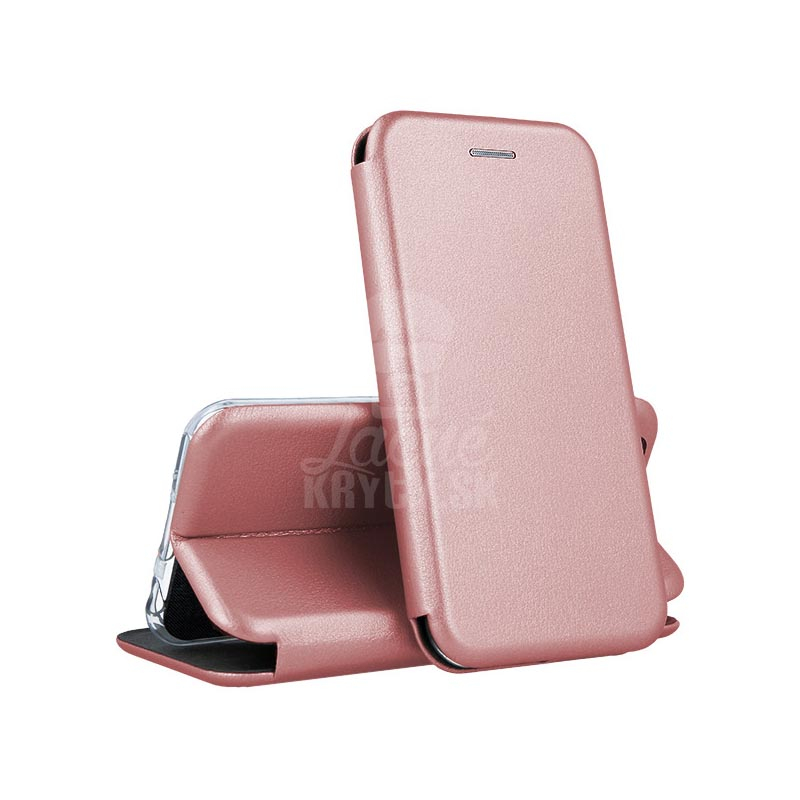 Peňaženkové puzdro Elegance ružové – iPhone Xr