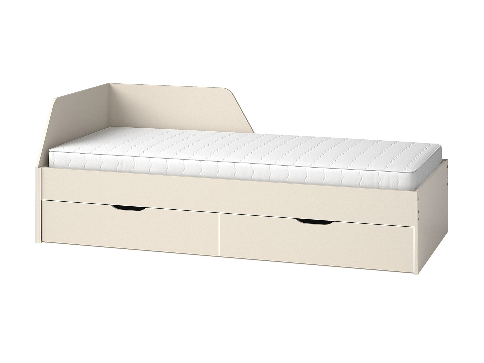 DL Detská posteľ Melo ME9 s úložným priestorom 90x200 - krémová