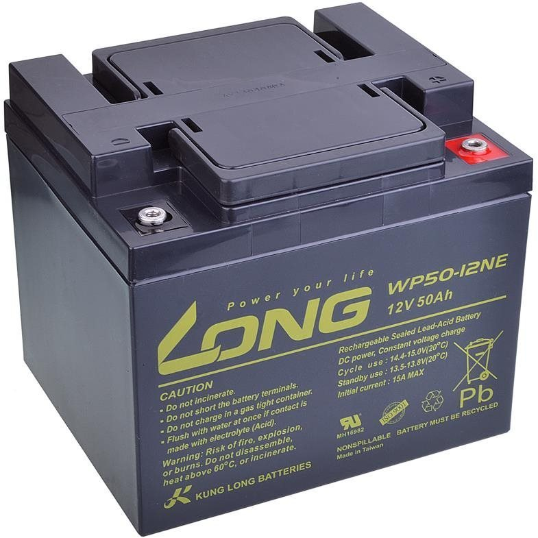 Trakční baterie Long 12V 50Ah olověný akumulátor DeepCycle AGM M6 (WP50-12NE)