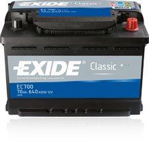 Autobatéria Exide Classic 12V 70Ah 640A - EC700
