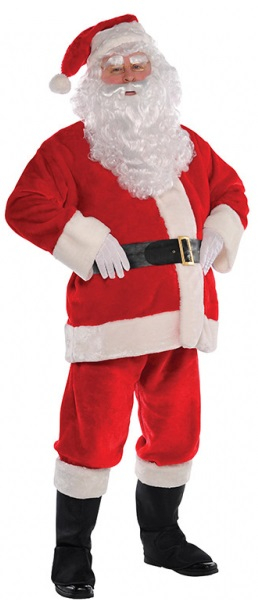 Herren Weihnachtsmann Anzug L / XL