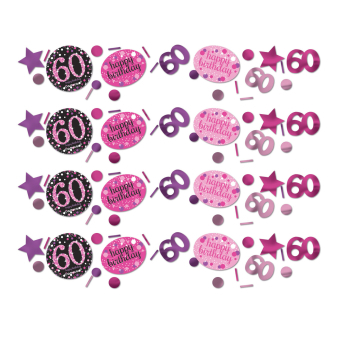 Sparkling pink candies 60