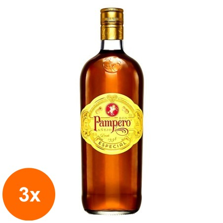 Set 3 x Rom Pampero Especial 37.5% Alcool, 1 l...